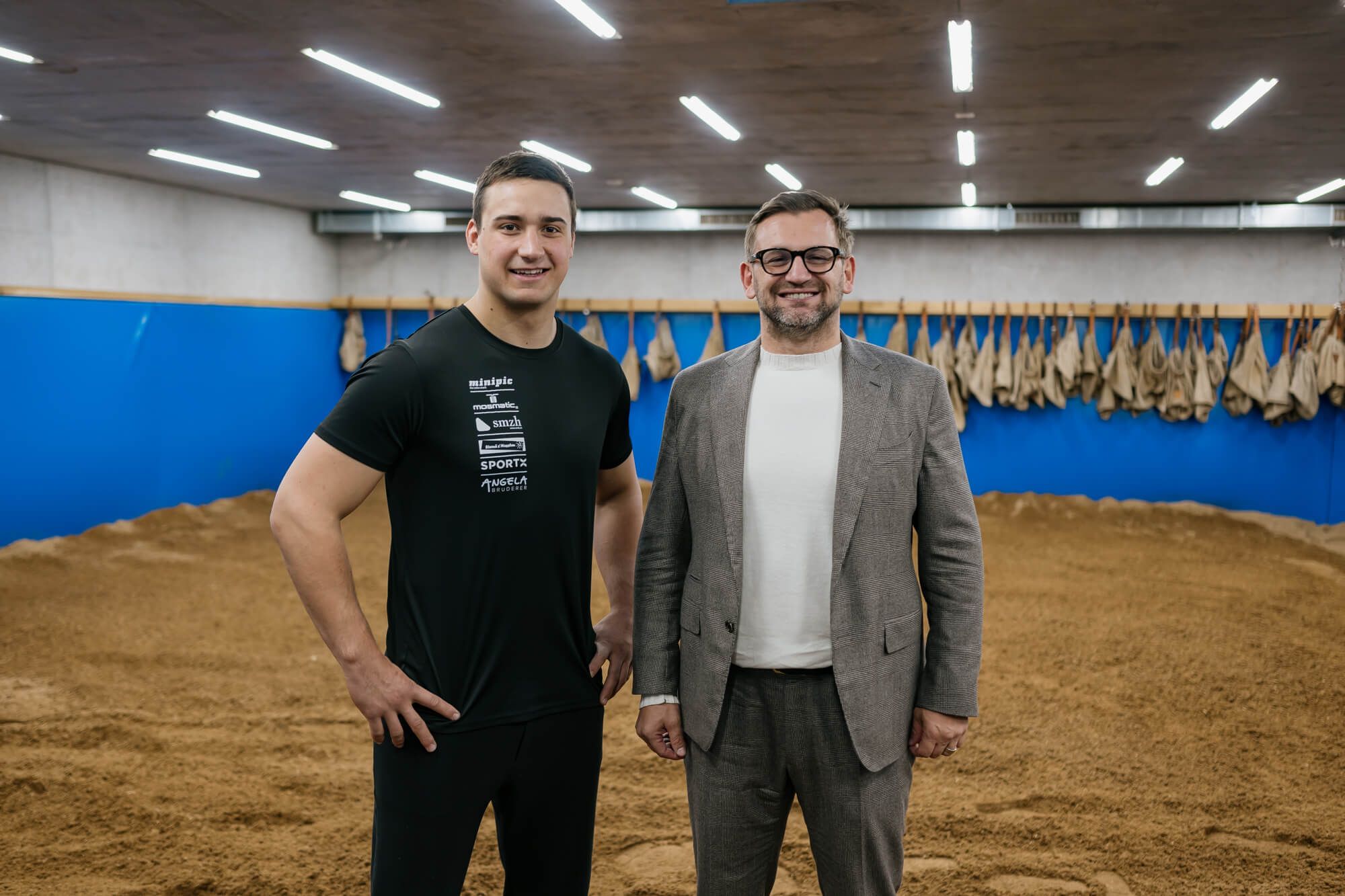 Werner Schlegel und smzh CEO, Gzim Hasani - mobile