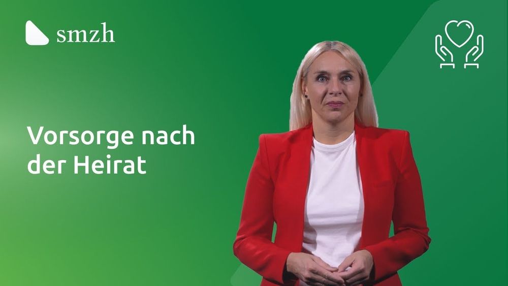 Vorsorge nach der Heirat