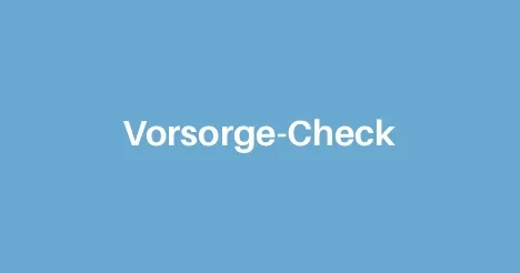Vorsorge-Check